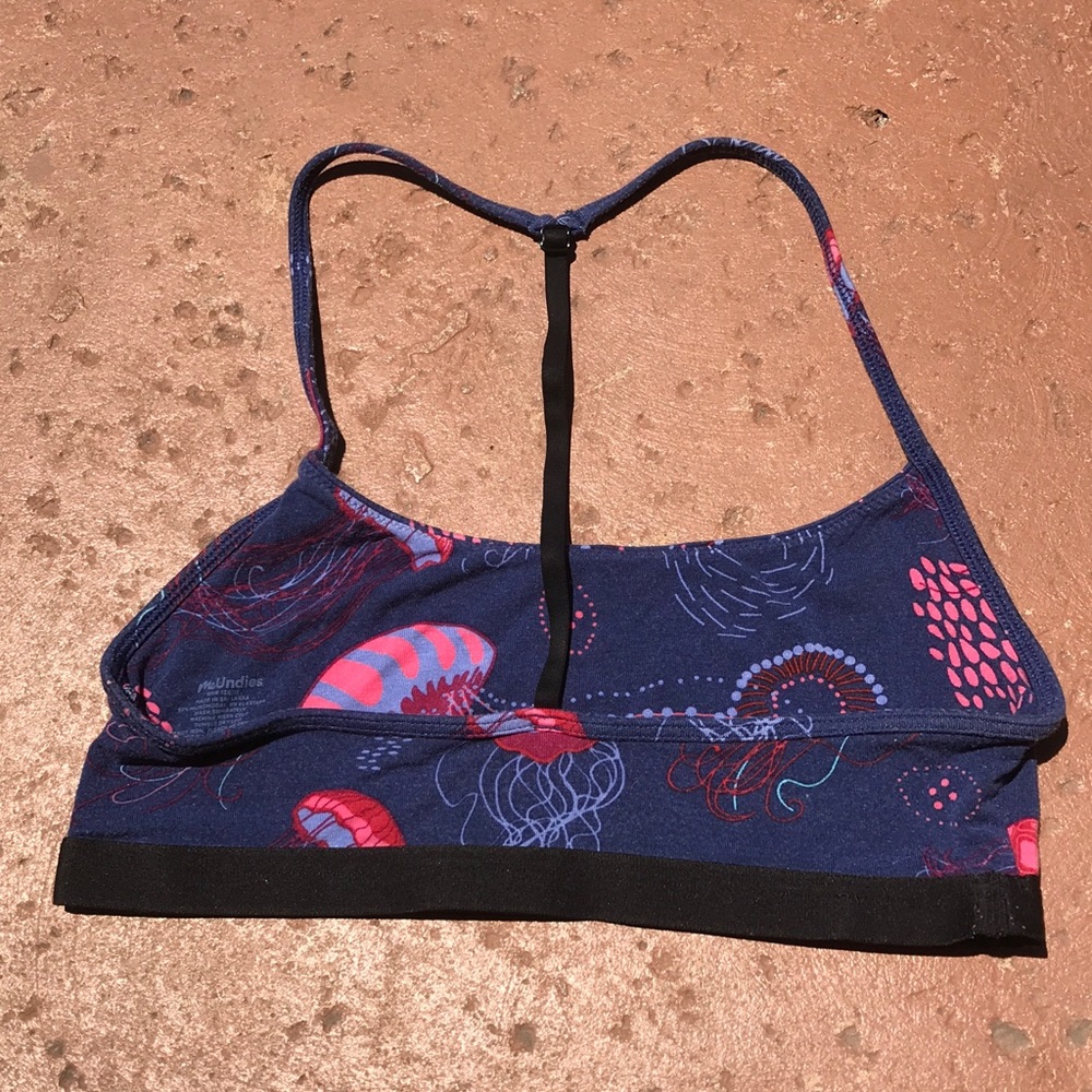 MeUndies Sports Bra Size Small Jellyfish